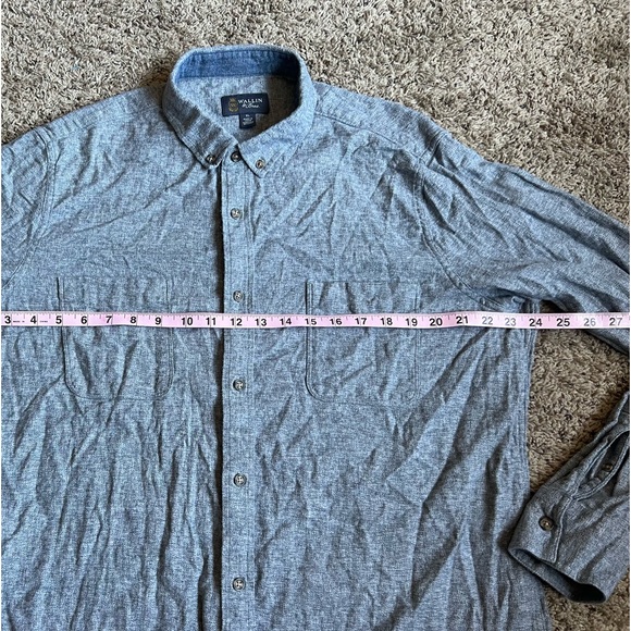 Wallin & Bros Button Down Shirt XL Flannel - Picture 4 of 6